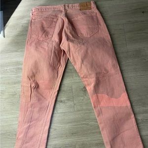 Levi's 501 Vintage 1980s Made USA 525 Button Stamp Salmon Men W36 L30 One Owner